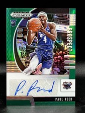 2020-21 Panini Prizm Draft Picks Prospect Green Paul Reed #PA-PR Rookie Auto 🔥
