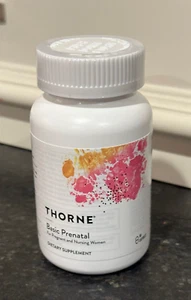 Auth THORNE Basic Prenatal Multivitamin Pregnant Nursing Women Folate 90 ct - Picture 1 of 1