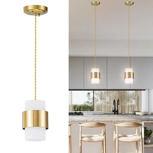 Modern Pendant Lighting, Gold Pendant Light Fixtures Ceiling Light for Kitche... - Picture 1 of 7