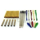 FANCY Slimline Pen Kits Woodturning x5off - Red,Blue,Green & Mixed - NO BUY FEES