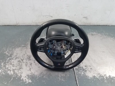 2013 BMW M5 F10 Leather Steering Wheel / Column / Paddles #6234 Q1 - Image 1 of 4