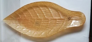 Vintage Circle Glass Gold Leaf Platter Serving Plate NEW with Box 21.5"  - Picture 1 of 4