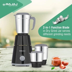 Bajaj GX1 500 W Mixer Mahlwerk | 2-in-1 für Trocken - Bild 1 von 4