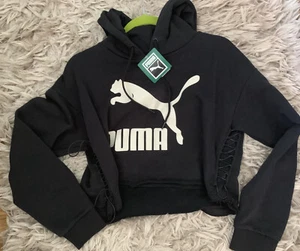 Hoddie 12 UK da donna originale puma tagliato taglia UK nuova con etichette - Foto 1 di 3
