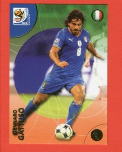 (U1) WC SOUTH AFRICA 2010 -Panini- Card PREMIUM n 127 - GATTUSO - ITALIA - Picture 1 of 3