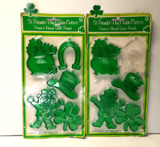 St.  PATRICK'S DAY Cookie Cutter's Shamrock Leprechaun Pot O Gold Pre-owned 