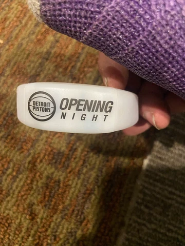 Detroit Pistons Opening Night vs Charlotte Hornets SGA Bracelet LCA 2017 Cover
