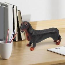 Miniatur-Hundestatue, Dackel-Hundeskulptur für Schlafzimmer, Bauernhaus,