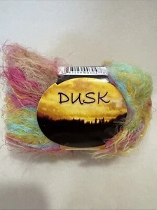 Dusk by Knitting Fever Yarns, Bulky Eyelash, Silky Nylon Shade #15 Multi Colored - Picture 1 of 3