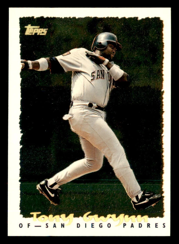 1995 Topps CyberStats (Spectralight) #228 Tony Gwynn - Image 1 of 2