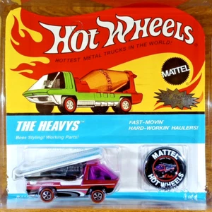 Hot Wheels RLC Rewards Series The Heavys Ramp Truck 1835/4936 Magenta Redline - Picture 1 of 3