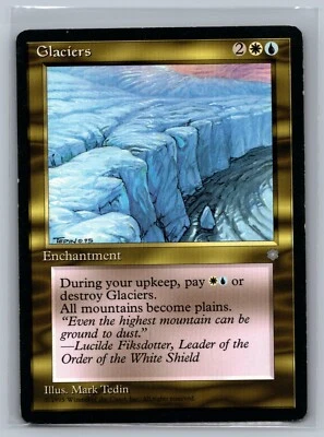 Magic The Gathering Ice Age Glaciers MTG TCG CCG - Image 1 of 2
