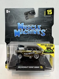Chevrolet Nomad Gasser 1955 Muscle Machines 2022 ¡¡oro nuevo!!! - Imagen 1 de 6