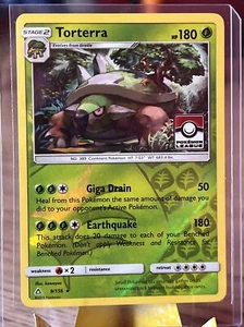 Pokemon Sammelgutkarte - Pokemon League Promo 9/156 - TORTERRA (REVERSE Holo) LP - Bild 1 von 2