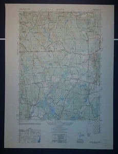 1940's Militare Topografiche Mappa Slocum Ri Foglio 6667 II Se - Picture 1 of 5