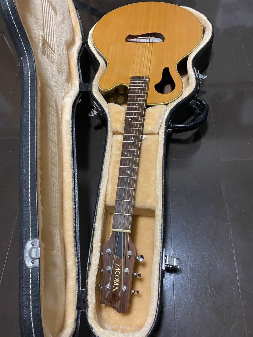 Acoustic Guitar Tacoma Chief C2C Natural Color with Hard Case | eBay