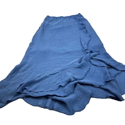 Falda Amy Byer Niña Talla Grande 14 Forrada en Niveles Azul Buen Estado Usada Foto 1 de 4