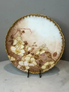 CFH GDM Limoges Charles Field Haviland Hand Painted Gold Gilt Plate - Picture 1 of 13