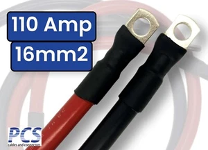 110 amperios 16 mm2 cable de alimentación de batería arranque tierra hecho a medida coche conexión automática - Imagen 1 de 12