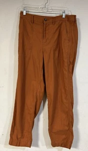 J. Crew Re-Imagined Garment Dyed Foundry Pants Orange / Rust Color Size 8 - Picture 1 of 4