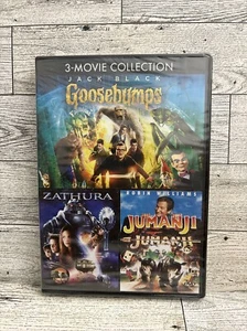 NEW Jumanji (1995) Zathura (2005) Goosebumps (2015) 3-Movie Collection DVD - Picture 1 of 4