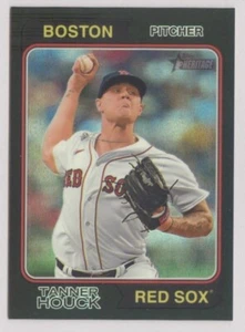 2023 Topps Heritage High Chrome Black Refractor #593 Tanner Houck 35/74 Red Sox - Picture 1 of 1