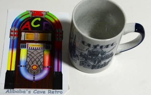 Mug White, Blue, "Le Vieux Quebec" VTG - Picture 1 of 4