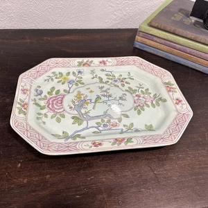 Vintage Adams Kelch Ware Singapur Vogel 12" Platte! Roter Stempel! RAR! - Bild 1 von 6