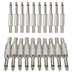 1/4" Male Monaural Connector Plug With a built-in spring protection mechanism - Picture 1 of 12