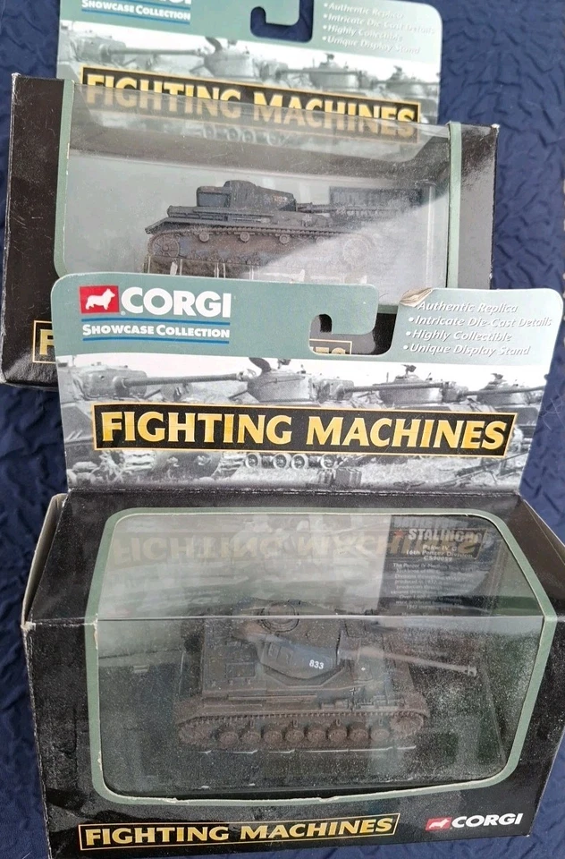 Corgi Fighting Machines Battle for Stalingrad PZKW IV Panzer 1:72 Tank x 2 - Image 1 of 1