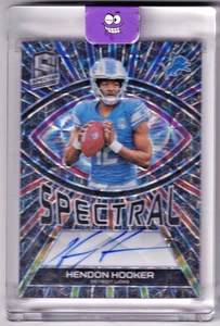 Panini Spectra Hendon Hooker Auto Supernova Prizm 2023/35 #SS-HH (AU, RC) - Imagen 1 de 2