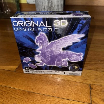 Rompecabezas de cristal 3D BePuzzled - Dragón púrpura Foto 1 de 4