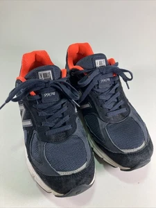 Zapatos para correr New Balance 990v4 para mujer talla 9 hechos en EE. UU. W990NV4 azul marino naranja - Imagen 1 de 10