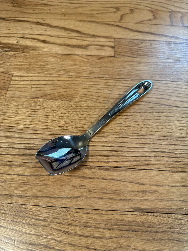 NUEVA cuchara de acero inoxidable T233 totalmente revestida 9,5 pulgadas - apta para lavavajillas Foto 1 de 4