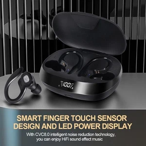 Auriculares Deportivos Bluetooth 5.3 Inalámbricos Batería 50h para iPhone y Android, IPX5 - Imagen 1 de 21