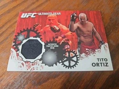2010 Topps Series 4 Ultimate Gear Fighter-Worn Relic Card Tito Ortiz #UG-TO - Image 1 of 3