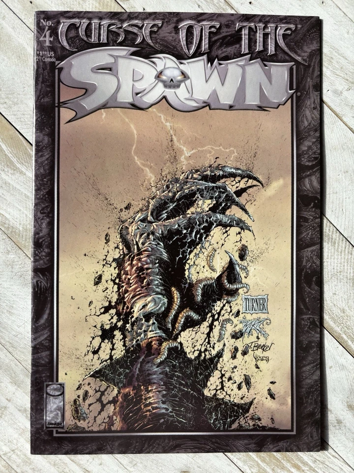 Curse of the Spawn #4 1996 Image Comics Dwayne Turner Art Cover - Image 1 of 2