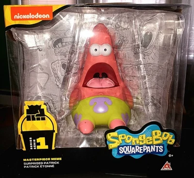 SpongeBob SquarePants Masterpiece Meme Series 1 - Surprised Patrick Vinyl Figure - Image 1 of 4