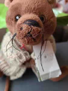 Dora Designs MOUSE Doorstop, Original Knitted Cardigan, Country Folk Collection - Picture 1 of 7
