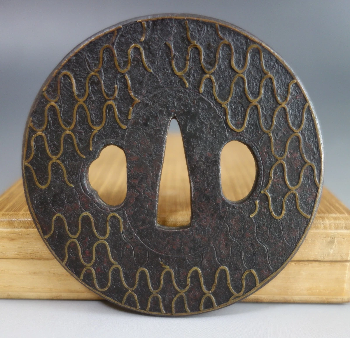 鐔（刀の） Iron 主1850-1899 年日本刀镡| eBay