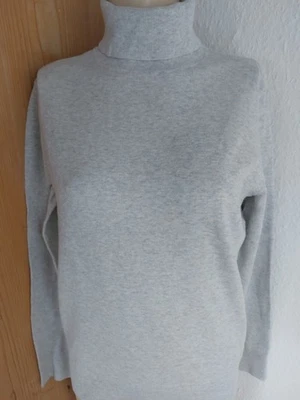 Pulli Rollkragen Grau Gr. M Baumwolle - Bild 1 von 4