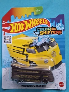 Volkswagen drag bus 🔥 1:64 Hot wheels color shifters vert blanc vw - Picture 1 of 1