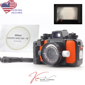 [Quasi come nuovo] Nikon Nikonos V fotocamera arancione obiettivo 35 mm f/2,5 dal GIAPPONE - Foto 1 di 17
