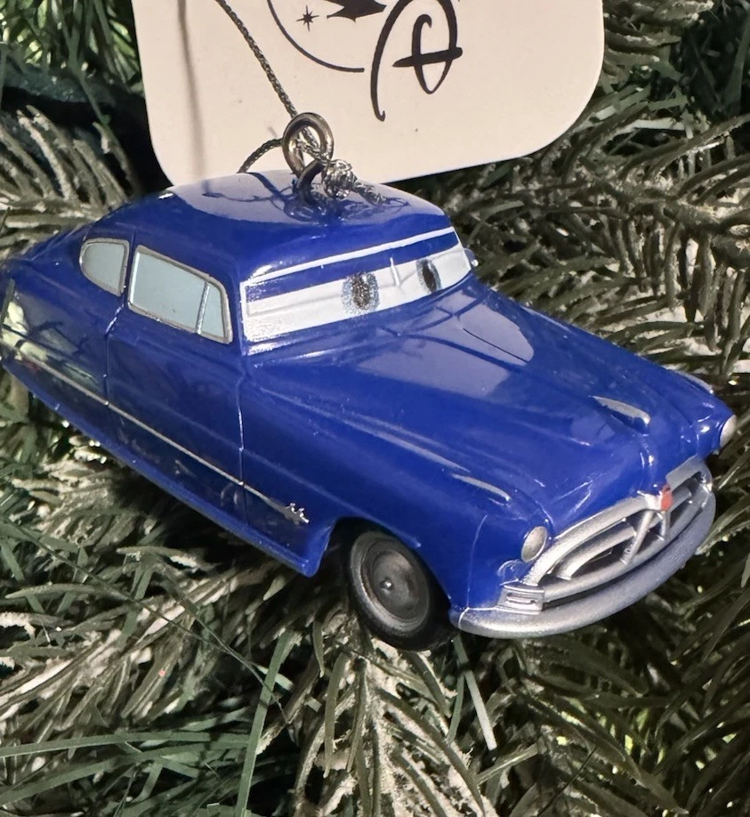 2025 Disney Parks Pixar Cars Doc Hudson Hornet Christmas Tree Ornament New w Tag - Image 1 of 1