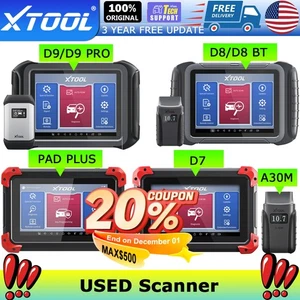 XTOOL D7 D8-BT D9-BT A30M Automotive Diagnostic Scanner Bidirectional Scan Tool - Picture 1 of 34