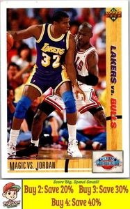 Michael Jordan 1991-92 cubierta superior #34 Chicago Bulls 008445 - Imagen 1 de 2