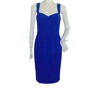 DRESS THE POPULATION Dress, M, Nicole/Electric Blue, Wide straps, Sleeve… - Picture 1 of 13