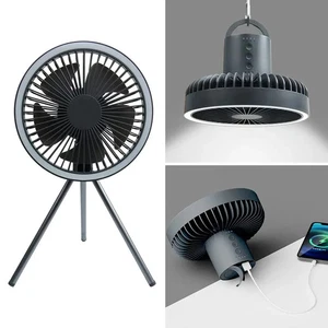 10000mAh Camping Fan Rechargeable Desktop Portable Circulator Wireless Ceiling - Picture 1 of 21