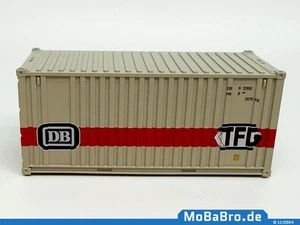 Weiß-roter 20ft Container "DB TFG Transfracht" ab Epoche IV in 1:87 (H0) - Picture 1 of 5