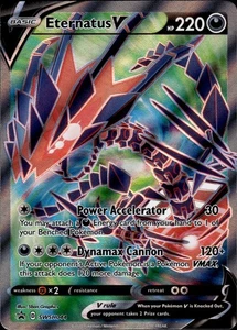 Eternatus V (Full Art) Ultra Rare SWSH044 - Picture 1 of 2
